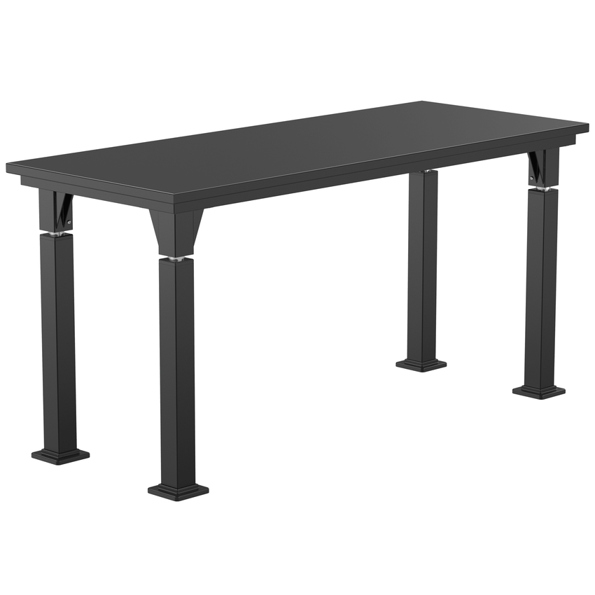 National Public Seating Heavy Duty Table with Aero - Lift Legs Signature Frame 24"W x 60"D x 24 - 32"H (NPS - ALT10 - SI - 2460X) - SchoolOutlet