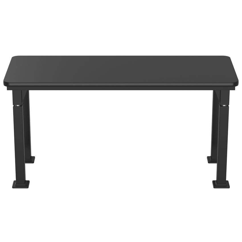 National Public Seating Heavy Duty Table with Aero - Lift Legs Signature Frame 24"W x 60"D x 24 - 32"H (NPS - ALT10 - SI - 2460X) - SchoolOutlet