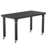 National Public Seating Heavy Duty Table with Aero - Lift Legs Signature Frame 24