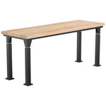 National Public Seating Heavy Duty Table with Aero - Lift Legs Signature Frame 24