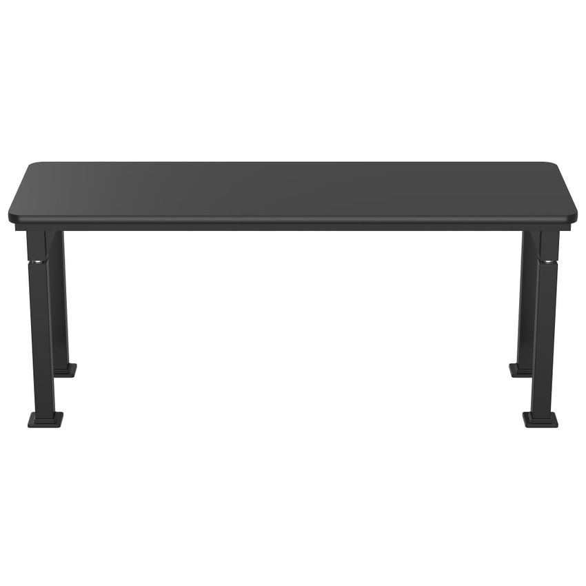 National Public Seating Heavy Duty Table with Aero - Lift Legs Signature Frame 24"W x 72"L x 27 - 42"H (NPS - ALT10 - SI - 2472X) - SchoolOutlet