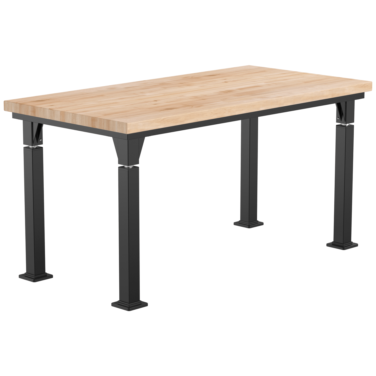 National Public Seating Heavy Duty Table with Aero - Lift Legs Signature Frame 30"W x 60"D x 24 - 32"H (NPS - ALT10 - SI - 3060X) - SchoolOutlet