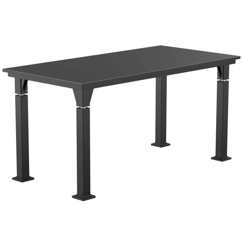 National Public Seating Heavy Duty Table with Aero - Lift Legs Signature Frame 30"W x 60"D x 24 - 32"H (NPS - ALT10 - SI - 3060X) - SchoolOutlet