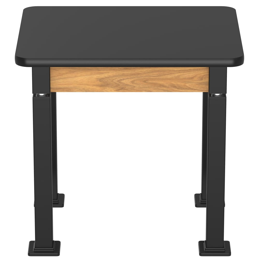 National Public Seating Heavy Duty Table with Aero - Lift Legs Wood Frame 24"W x 30"L x 27 - 42"H (NPS - ALT10 - WA - 2430X) - SchoolOutlet