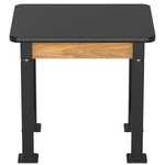 National Public Seating Heavy Duty Table with Aero - Lift Legs Wood Frame 24