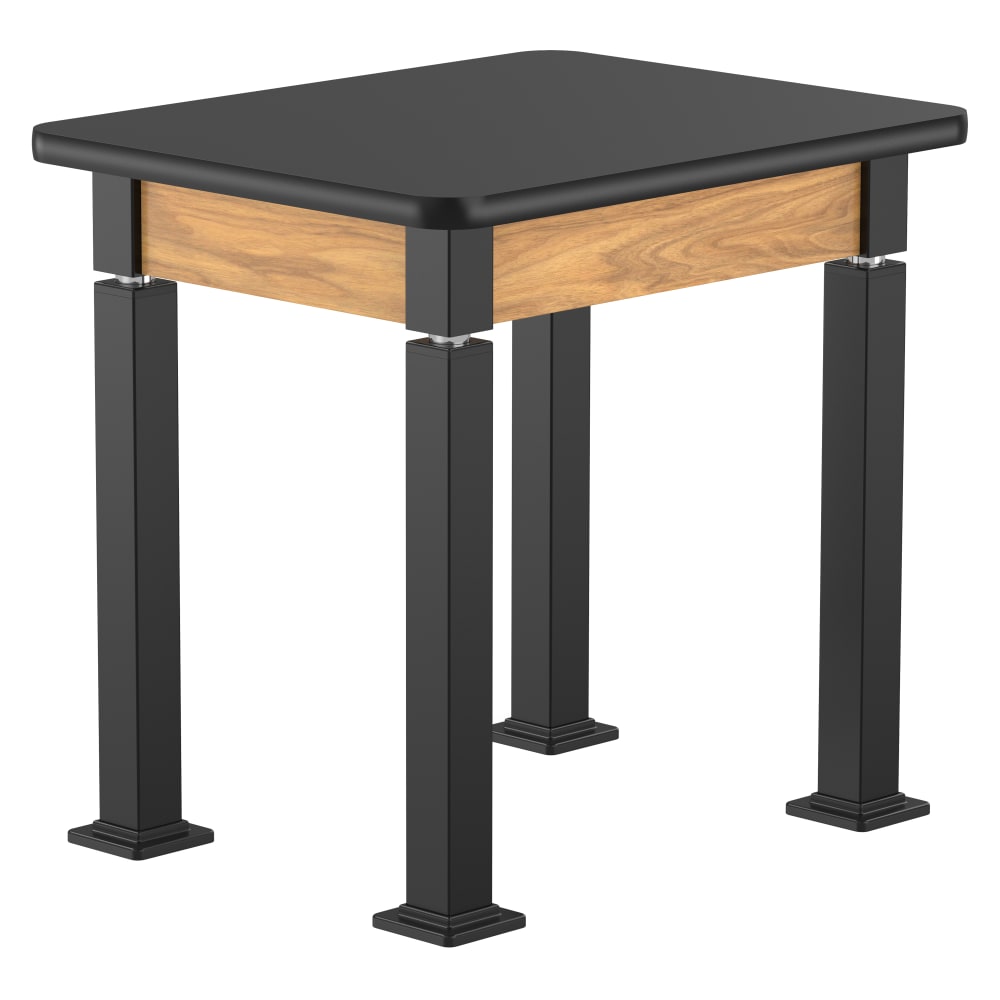 National Public Seating Heavy Duty Table with Aero - Lift Legs Wood Frame 24"W x 30"L x 27 - 42"H (NPS - ALT10 - WA - 2430X) - SchoolOutlet
