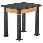 National Public Seating Heavy Duty Table with Aero - Lift Legs Wood Frame 24