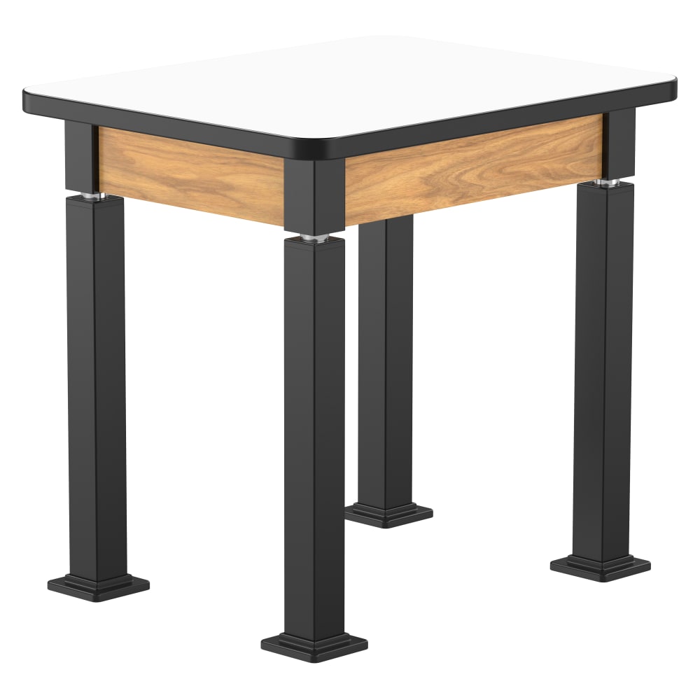 National Public Seating Heavy Duty Table with Aero - Lift Legs Wood Frame 24"W x 30"L x 27 - 42"H (NPS - ALT10 - WA - 2430X) - SchoolOutlet