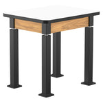 National Public Seating Heavy Duty Table with Aero - Lift Legs Wood Frame 24