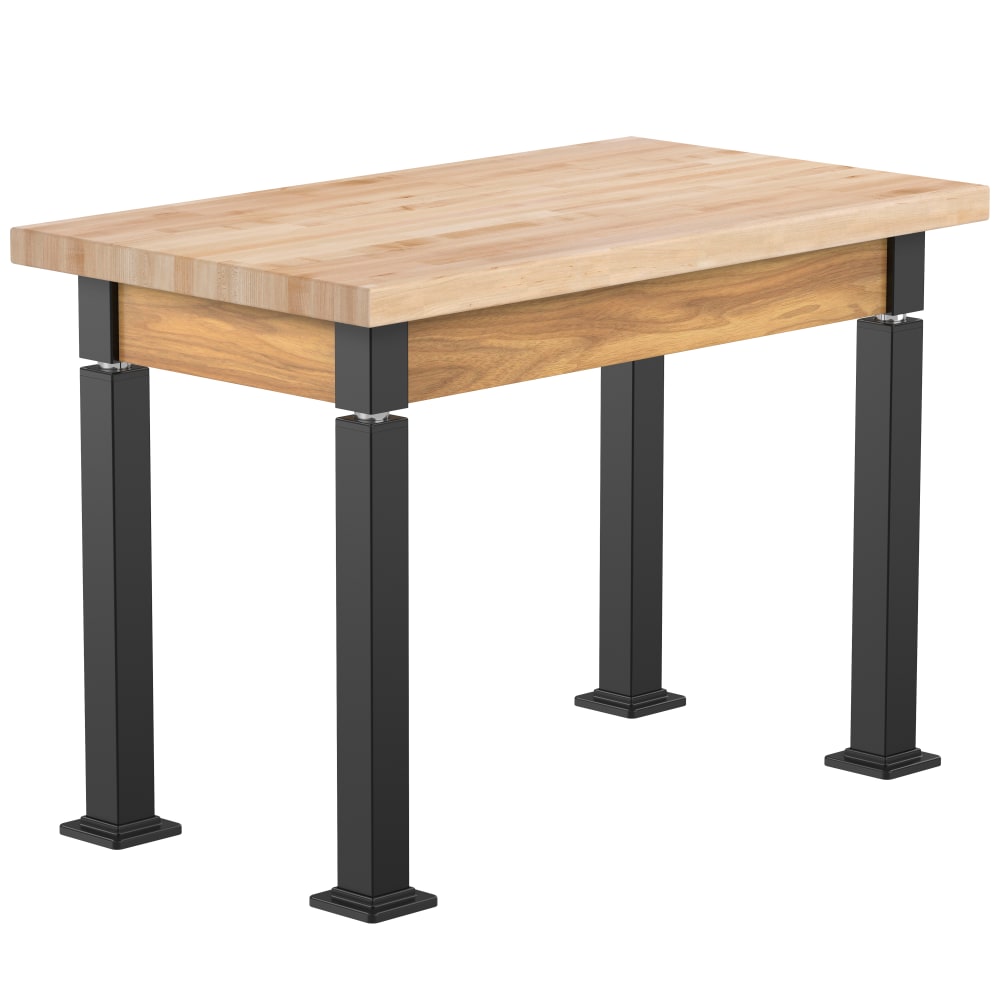 National Public Seating Heavy Duty Table with Aero - Lift Legs Wood Frame 24"W x 42"L x 27 - 42"H (NPS - ALT10 - WA - 2442X) - SchoolOutlet