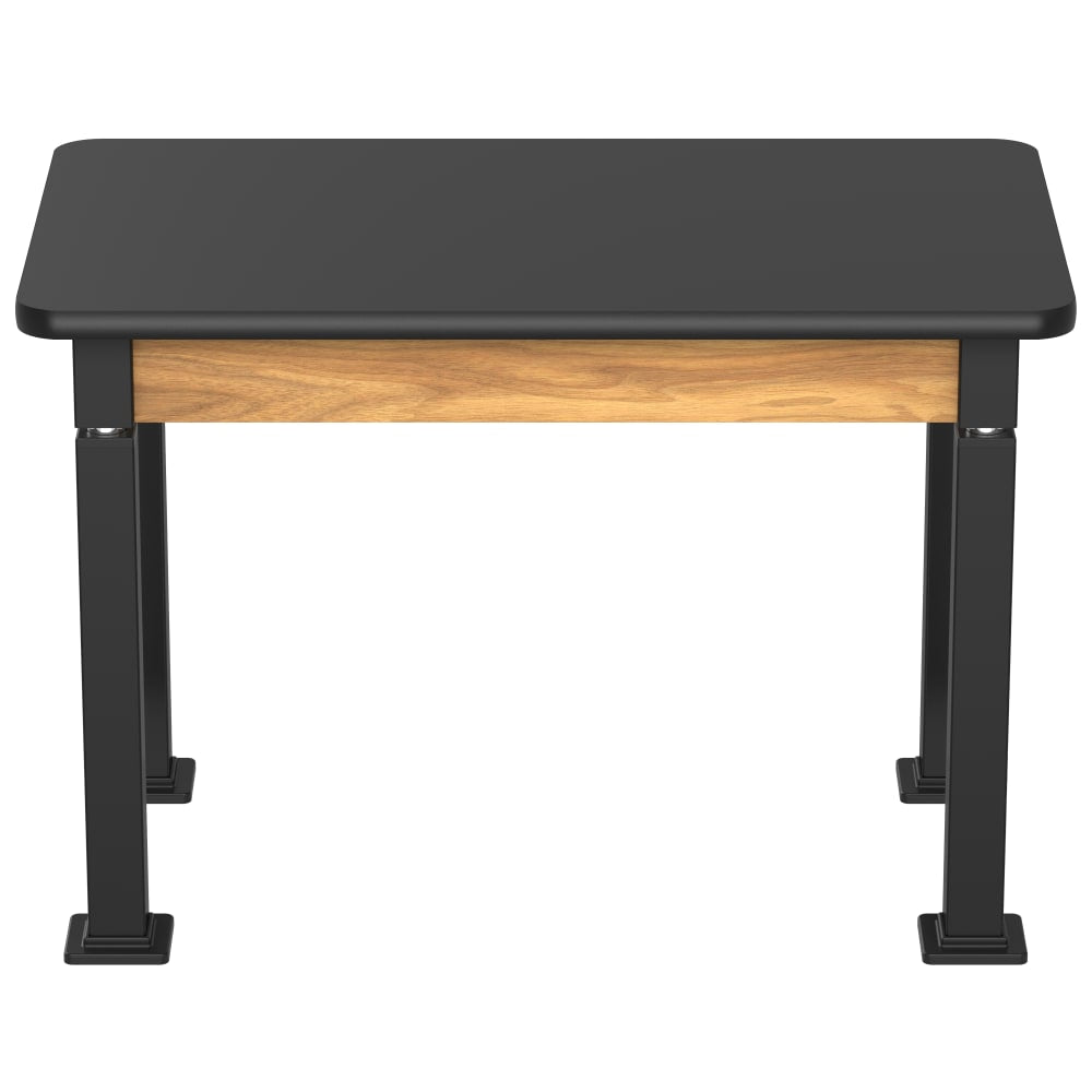 National Public Seating Heavy Duty Table with Aero - Lift Legs Wood Frame 24"W x 42"L x 27 - 42"H (NPS - ALT10 - WA - 2442X) - SchoolOutlet
