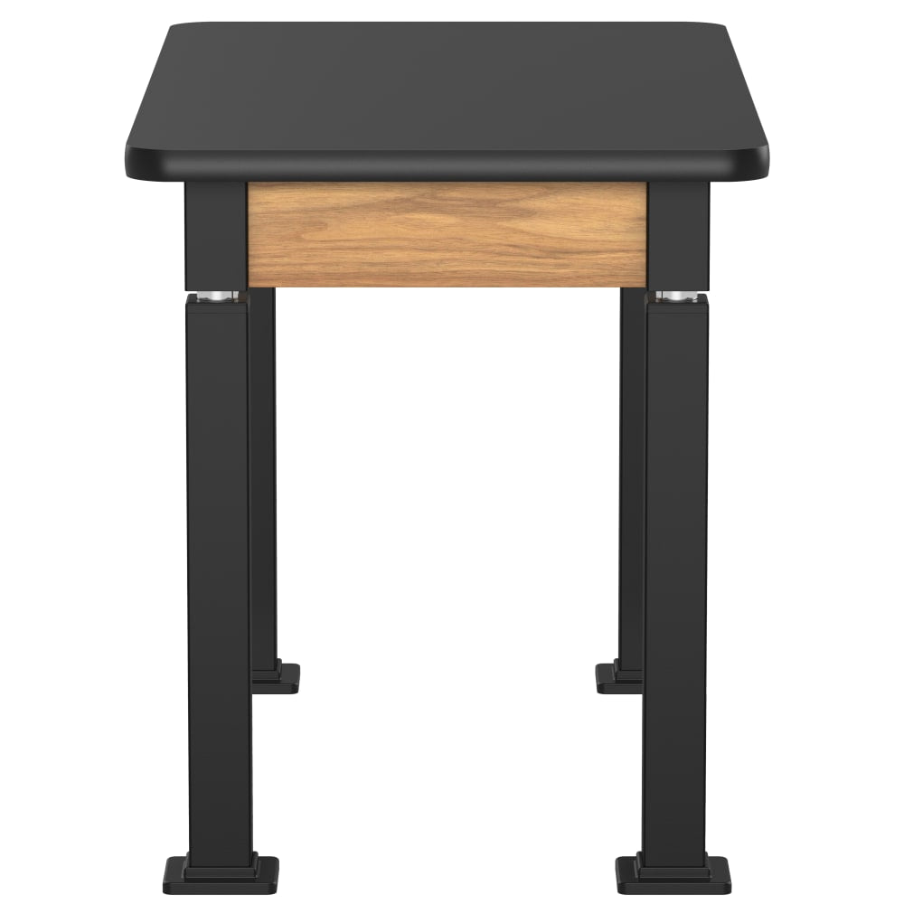 National Public Seating Heavy Duty Table with Aero - Lift Legs Wood Frame 24"W x 42"L x 27 - 42"H (NPS - ALT10 - WA - 2442X) - SchoolOutlet