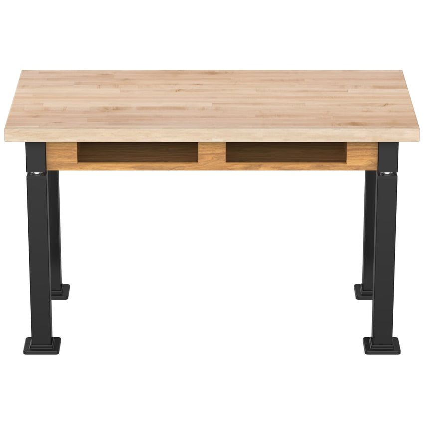 National Public Seating Heavy Duty Table with Aero - Lift Legs Wood Frame 24"W x 48"D x 24 - 32"H (NPS - ALT10 - WA - 2448X) - SchoolOutlet
