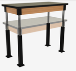 National Public Seating Heavy Duty Table with Aero - Lift Legs Wood Frame 24