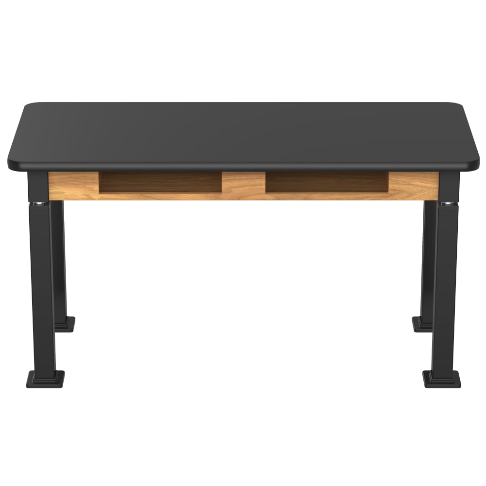 National Public Seating Heavy Duty Table with Aero - Lift Legs Wood Frame 24"W x 54"L x 27 - 42"H (NPS - ALT10 - WA - 2454X) - SchoolOutlet