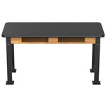 National Public Seating Heavy Duty Table with Aero - Lift Legs Wood Frame 24