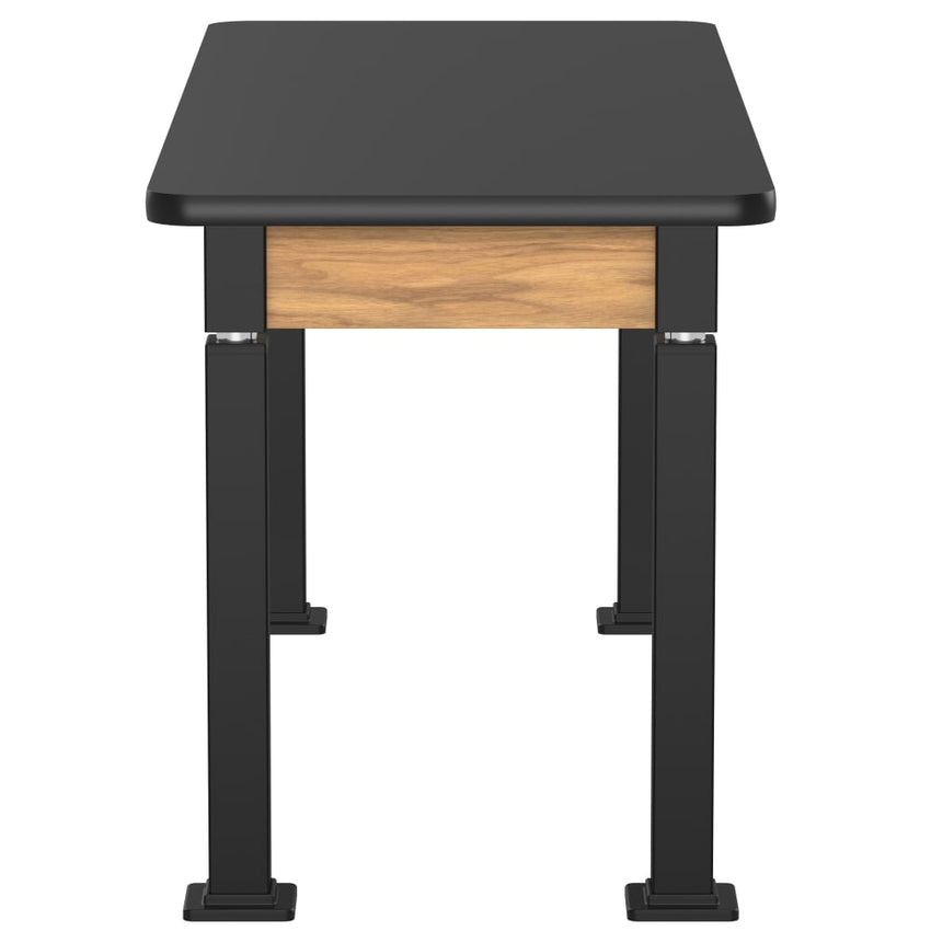 National Public Seating Heavy Duty Table with Aero - Lift Legs Wood Frame 24"W x 60"L x 27 - 42"H (NPS - ALT10 - WA - 2460X) - SchoolOutlet