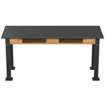 National Public Seating Heavy Duty Table with Aero - Lift Legs Wood Frame 24