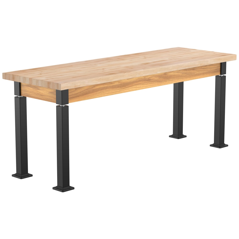 National Public Seating Heavy Duty Table with Aero - Lift Legs Wood Frame 24"W x 72"L x 27 - 42"H (NPS - ALT10 - WA - 2472X) - SchoolOutlet