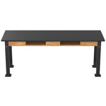 National Public Seating Heavy Duty Table with Aero - Lift Legs Wood Frame 24