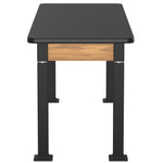 National Public Seating Heavy Duty Table with Aero - Lift Legs Wood Frame 24