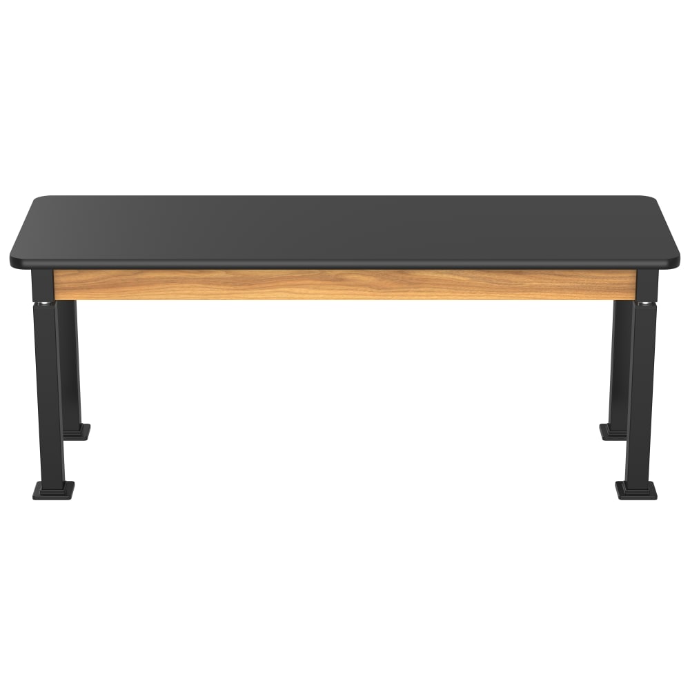 National Public Seating Heavy Duty Table with Aero - Lift Legs Wood Frame 24"W x 72"L x 27 - 42"H (NPS - ALT10 - WA - 2472X) - SchoolOutlet