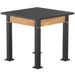 National Public Seating Heavy Duty Table with Aero - Lift Legs Wood Frame 30