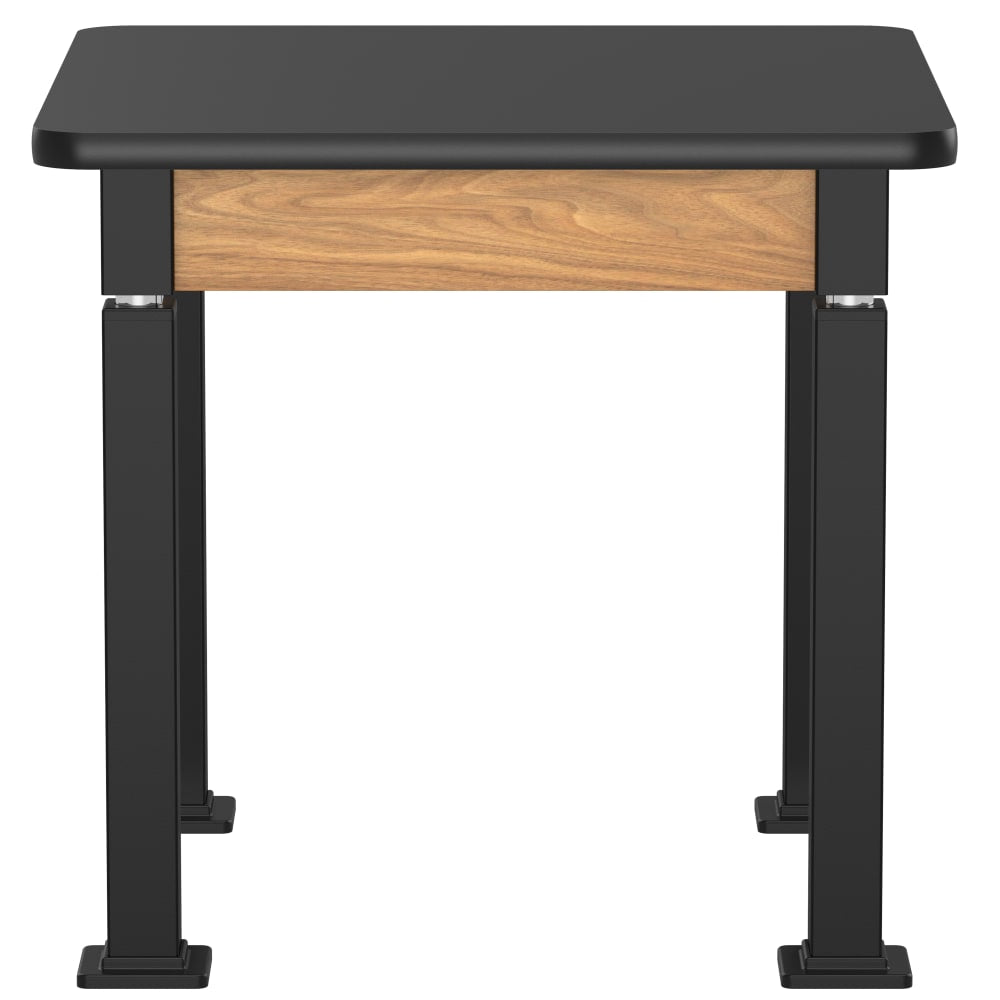 National Public Seating Heavy Duty Table with Aero - Lift Legs Wood Frame 30"W x 30"L x 27 - 42"H (NPS - ALT10 - WA - 3030X) - SchoolOutlet