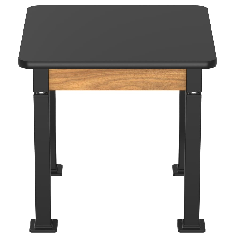 National Public Seating Heavy Duty Table with Aero - Lift Legs Wood Frame 30"W x 30"L x 27 - 42"H (NPS - ALT10 - WA - 3030X) - SchoolOutlet