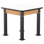 National Public Seating Heavy Duty Table with Aero - Lift Legs Wood Frame 30