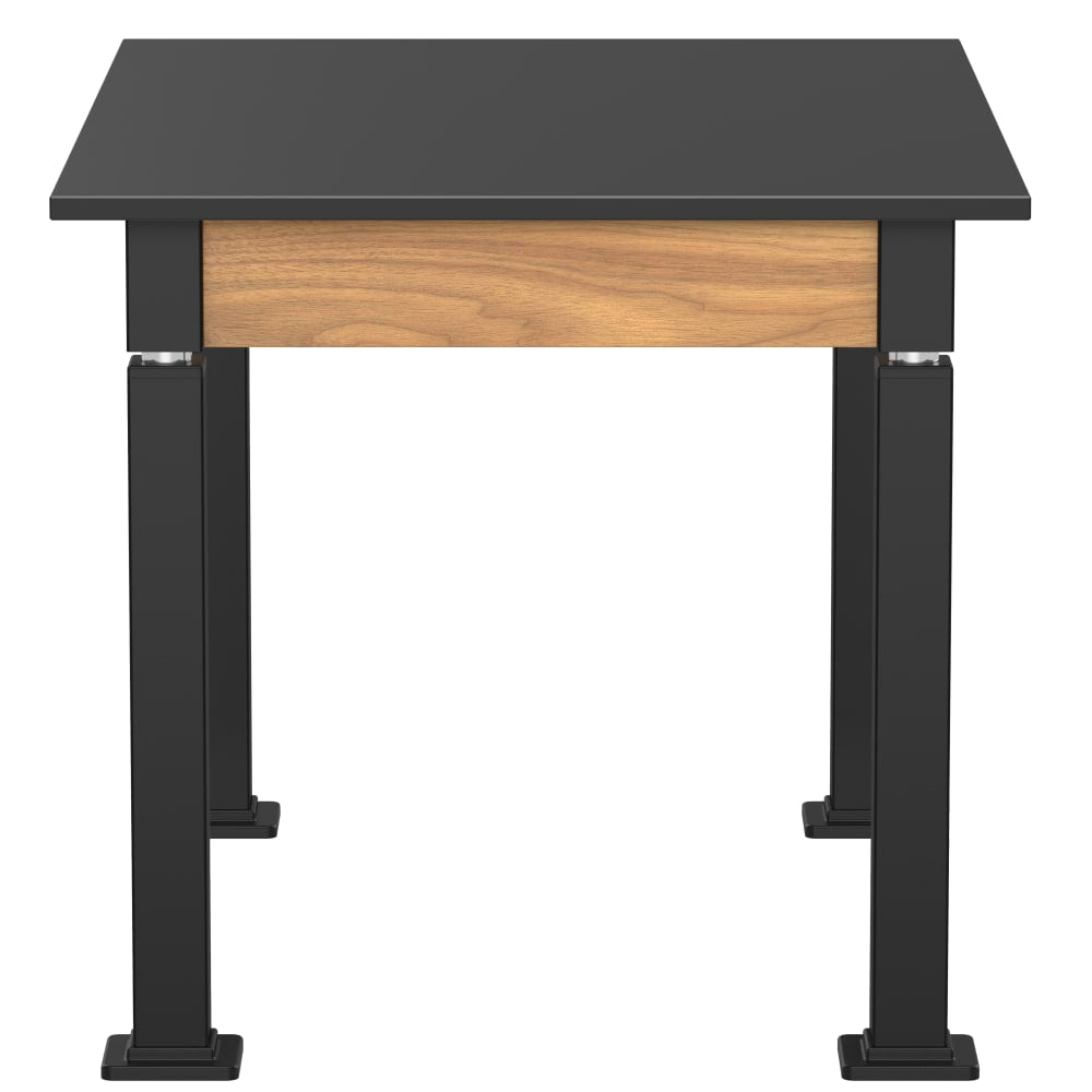 National Public Seating Heavy Duty Table with Aero - Lift Legs Wood Frame 30"W x 42"L x 27 - 42"H (NPS - ALT10 - WA - 3042X) - SchoolOutlet