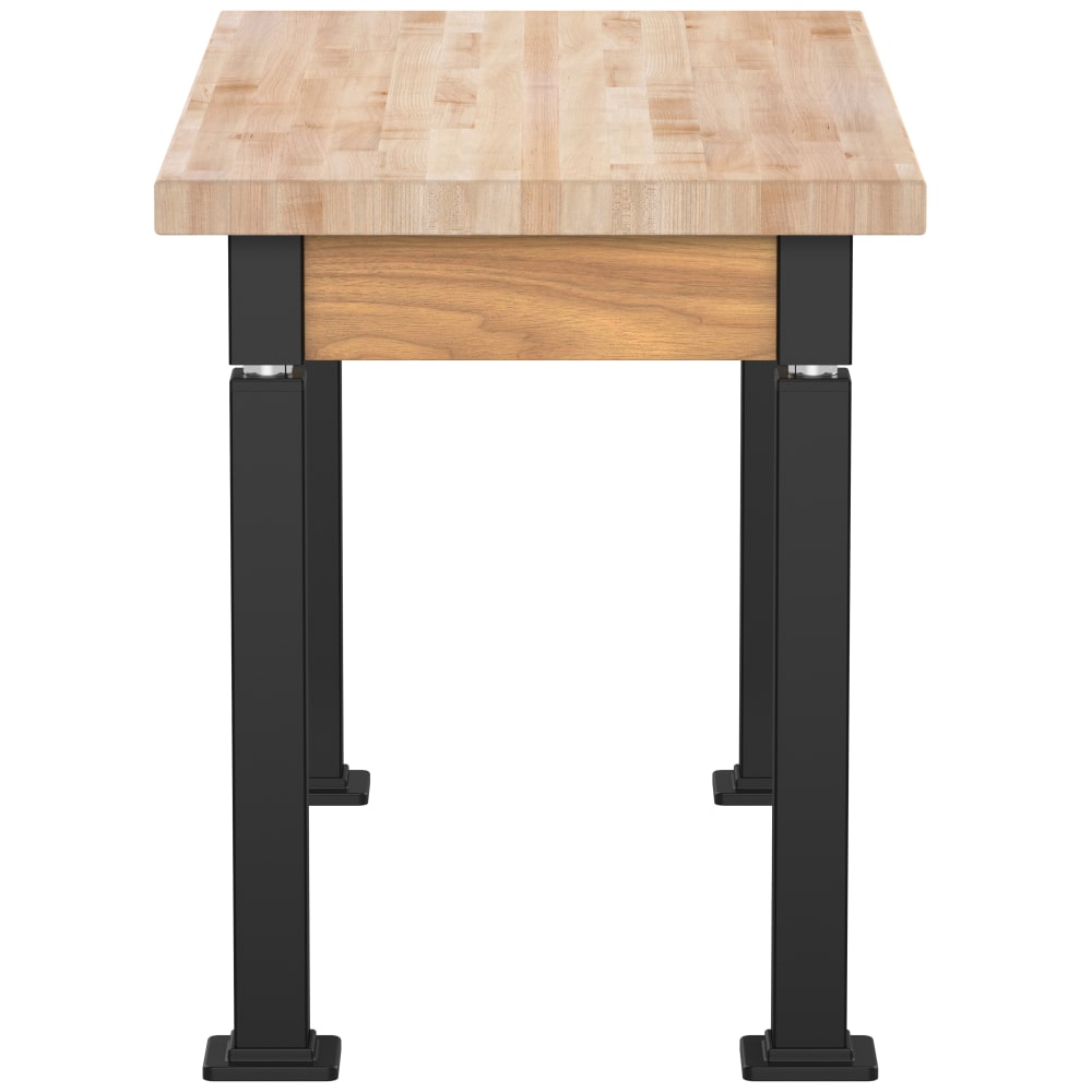 National Public Seating Heavy Duty Table with Aero - Lift Legs Wood Frame 30"W x 60"D x 24 - 32"H (NPS - ALT10 - WA - 3060X) - SchoolOutlet
