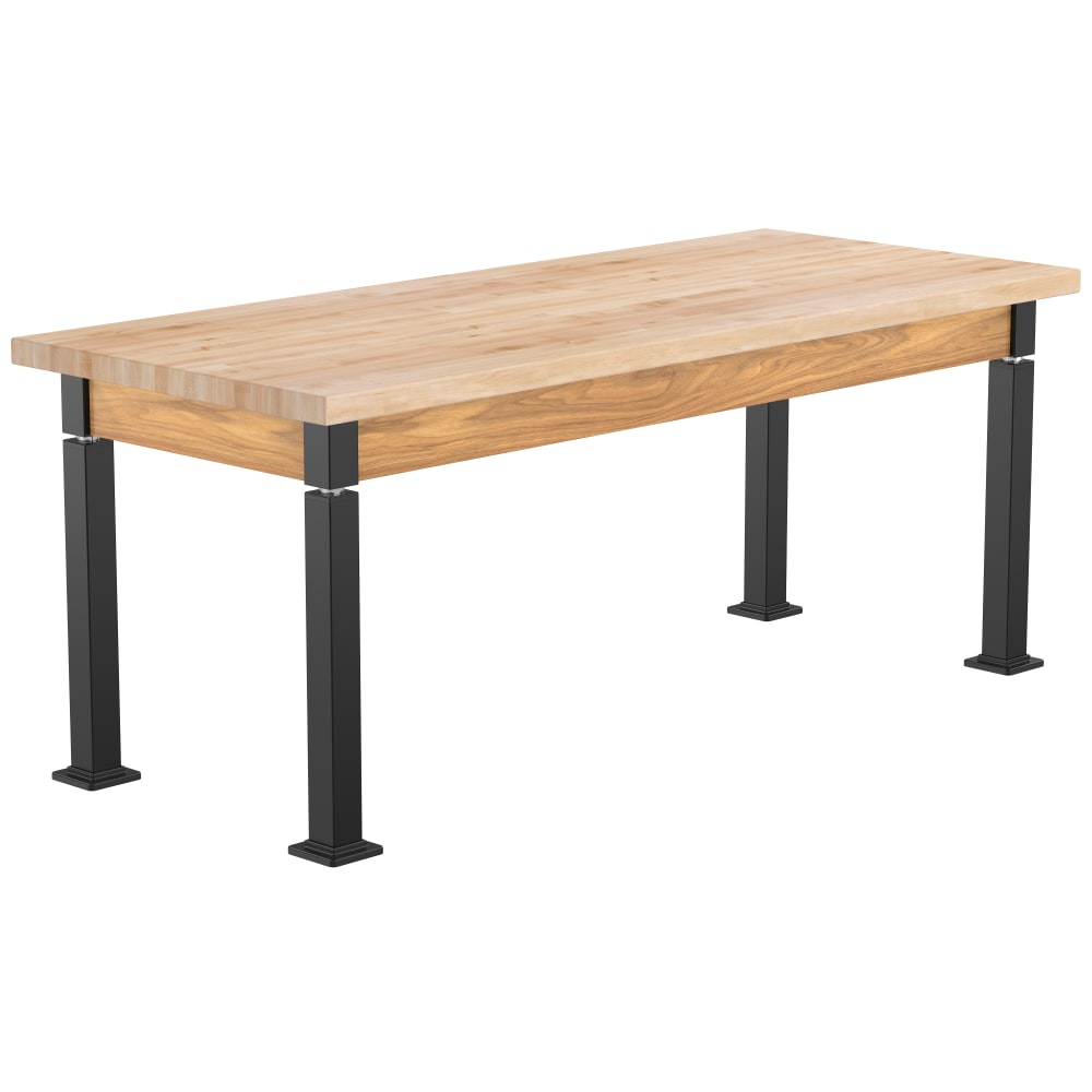 National Public Seating Heavy Duty Table with Aero - Lift Legs Wood Frame 30"W x 72"L x 27 - 42"H (NPS - ALT10 - WA - 3072X) - SchoolOutlet