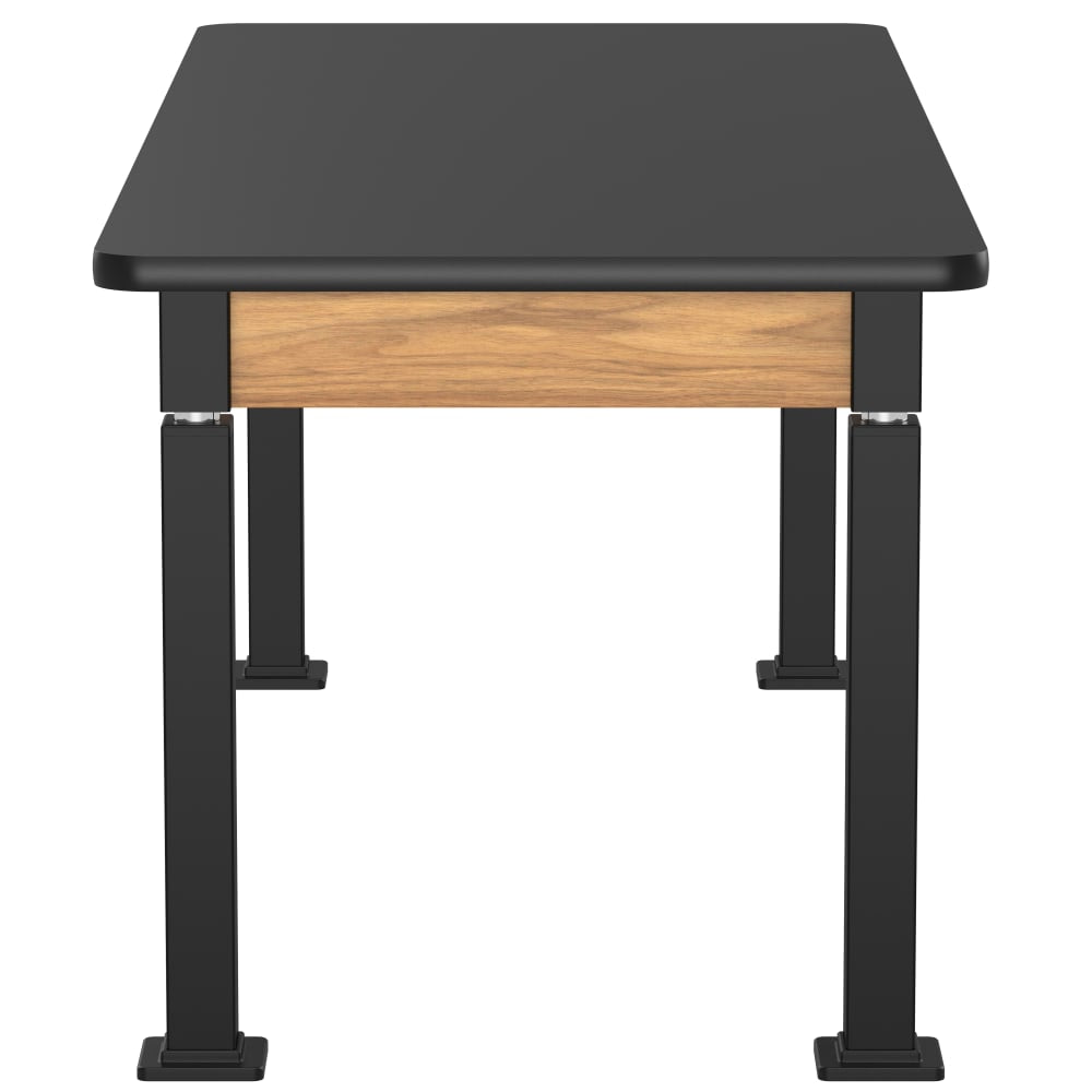 National Public Seating Heavy Duty Table with Aero - Lift Legs Wood Frame 30"W x 72"L x 27 - 42"H (NPS - ALT10 - WA - 3072X) - SchoolOutlet
