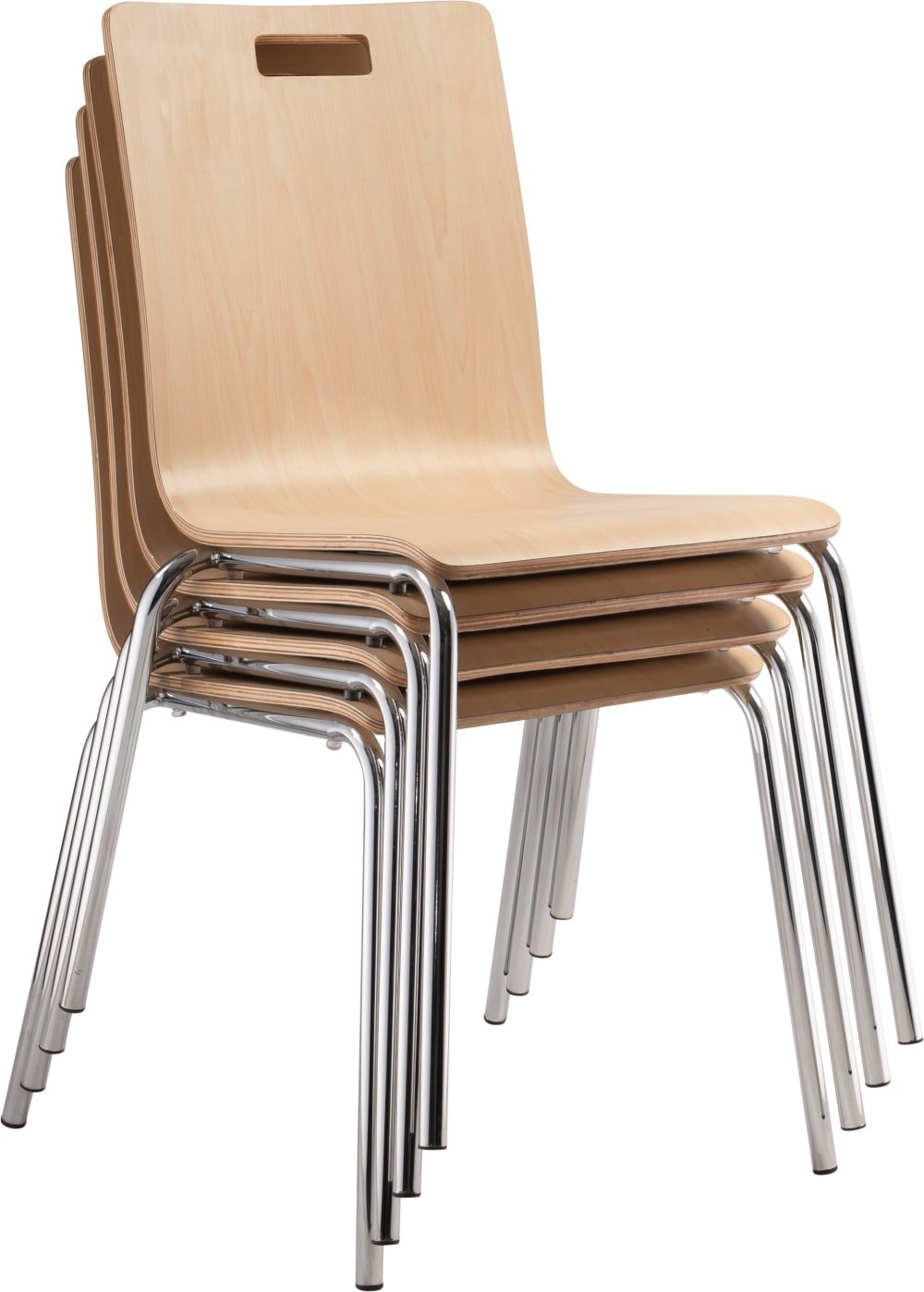 NPS BCC Series Bushwick Bentwood Cafe Stack Chair (National Public Seating NPS - BCC) - SchoolOutlet