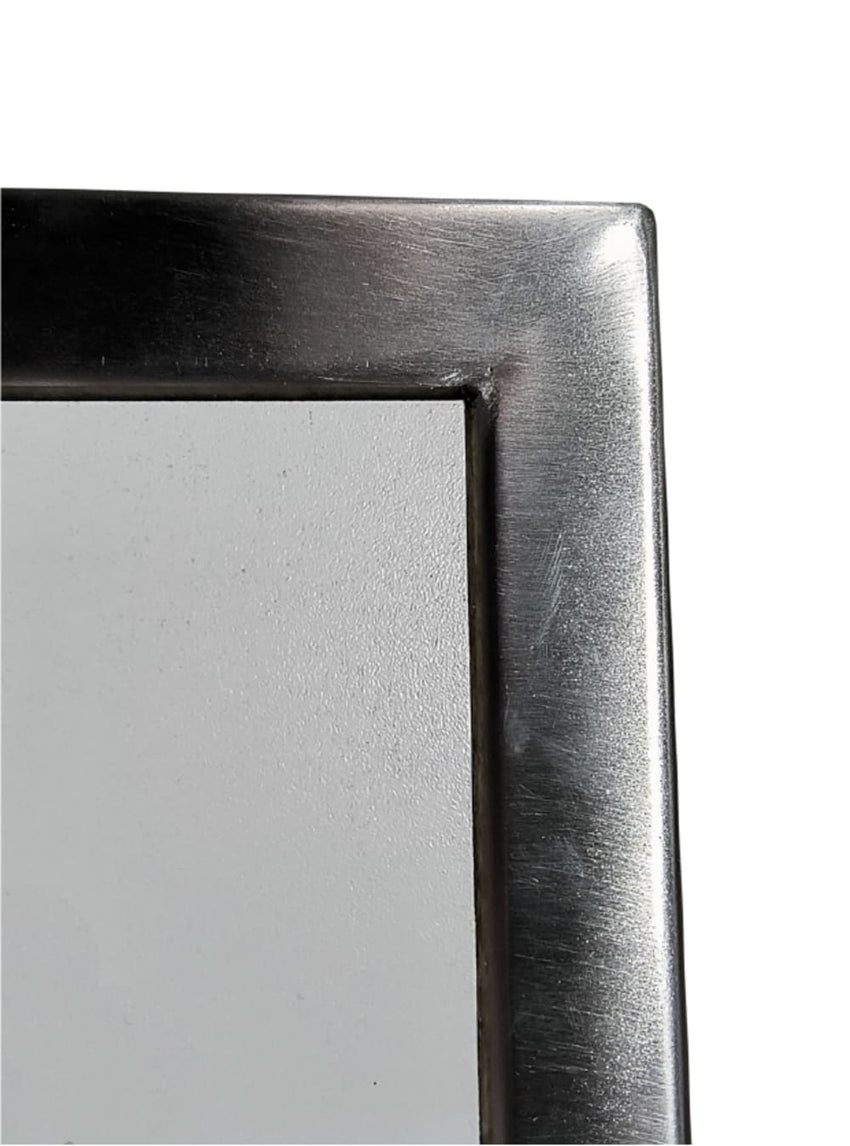 NPS Heavy Duty Fixed Height Table Stainless Steel Top with Safety Return 30"W x 96"L x 30"H (NPS - HDTX - 3096STRET - FIX) - SchoolOutlet