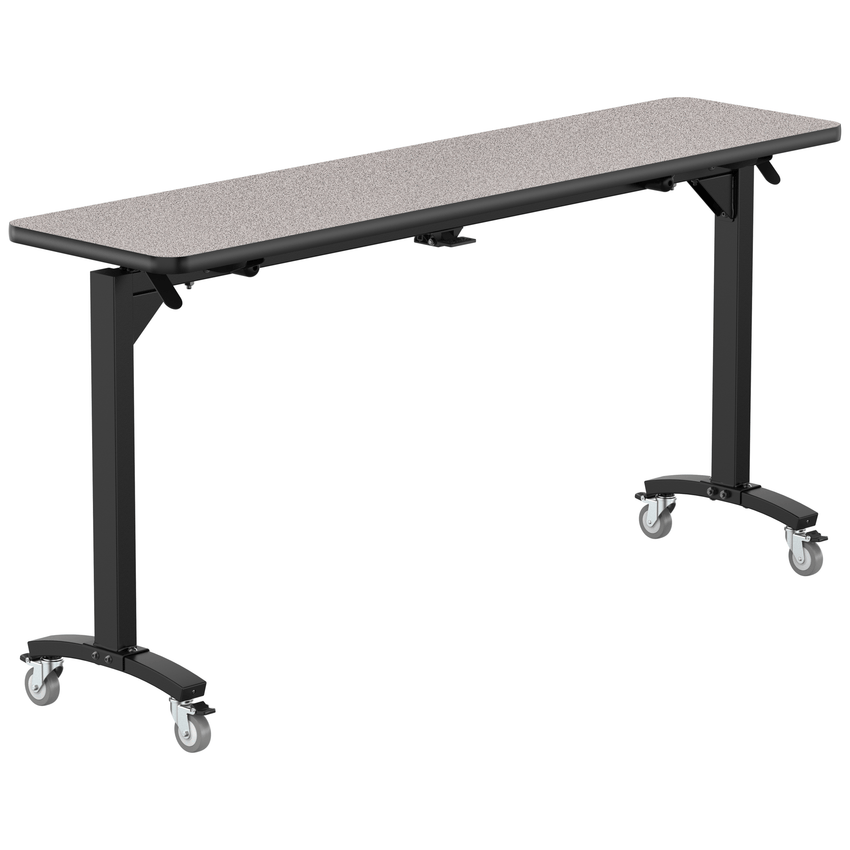 NPS Mobile Flipper Table - Space - Saving, Durable & Easy Mobility 18"W x 72"L x 36"H (NPS - MFT10 - 18722) - SchoolOutlet