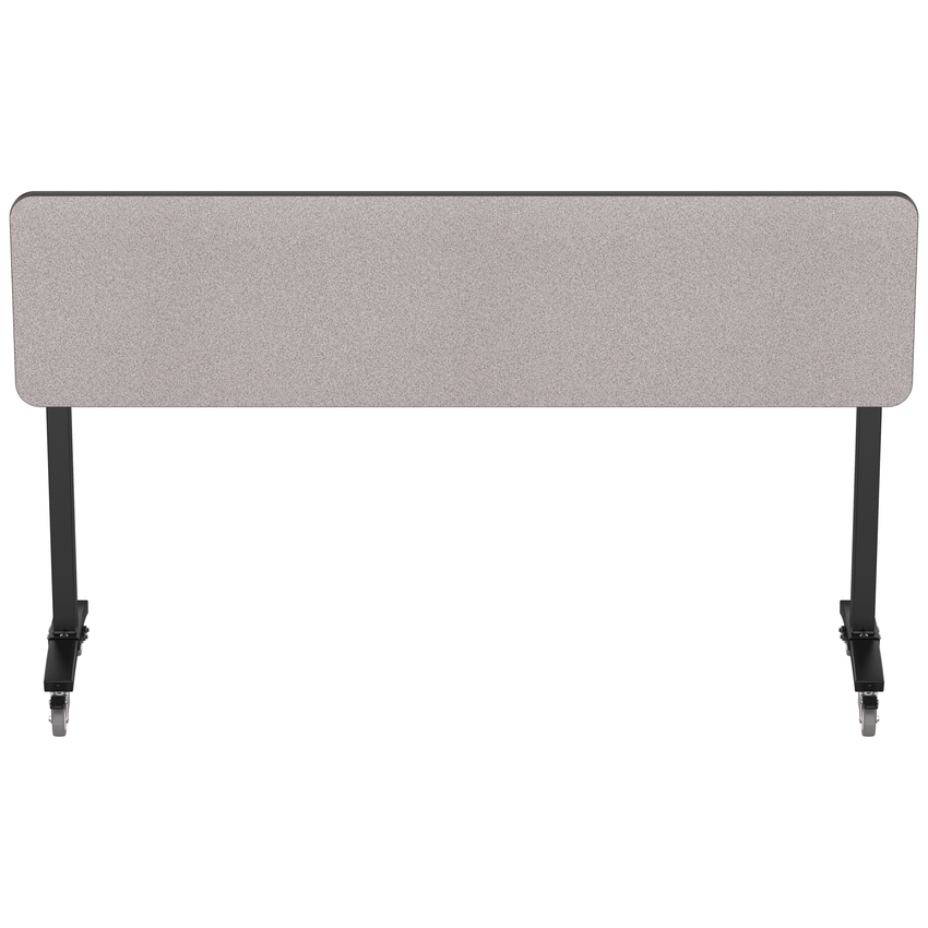 NPS Mobile Flipper Table - Space - Saving, Durable & Easy Mobility 18"W x 72"L x 36"H (NPS - MFT10 - 18722) - SchoolOutlet