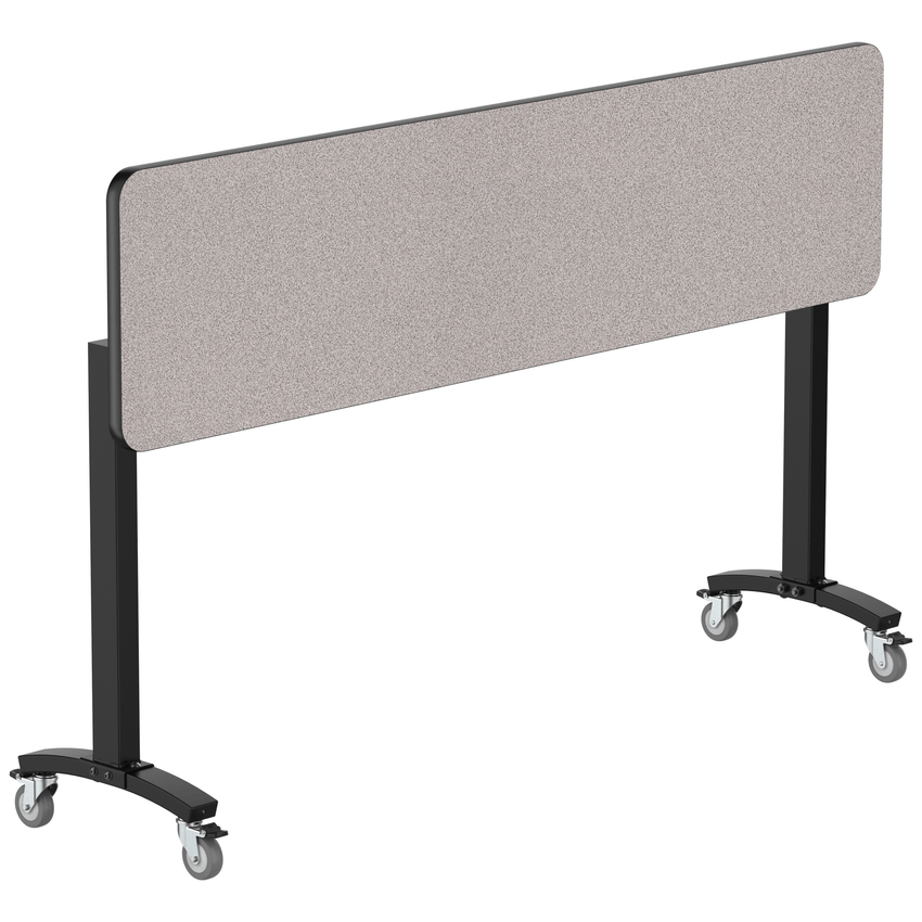 NPS Mobile Flipper Table - Space - Saving, Durable & Easy Mobility 18"W x 72"L x 36"H (NPS - MFT10 - 18722) - SchoolOutlet