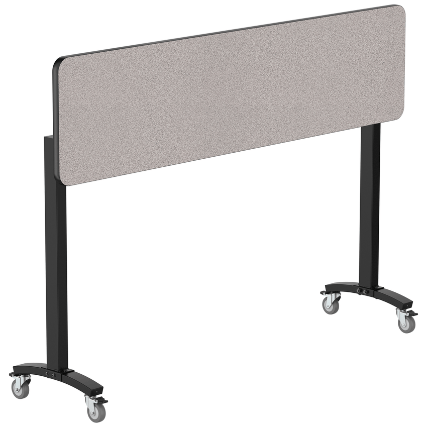 NPS Mobile Flipper Table - Space - Saving, Durable & Easy Mobility 18"W x 72"L x 42"H (NPS - MFT10 - 18723) - SchoolOutlet