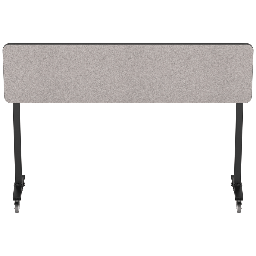 NPS Mobile Flipper Table - Space - Saving, Durable & Easy Mobility 18"W x 72"L x 42"H (NPS - MFT10 - 18723) - SchoolOutlet