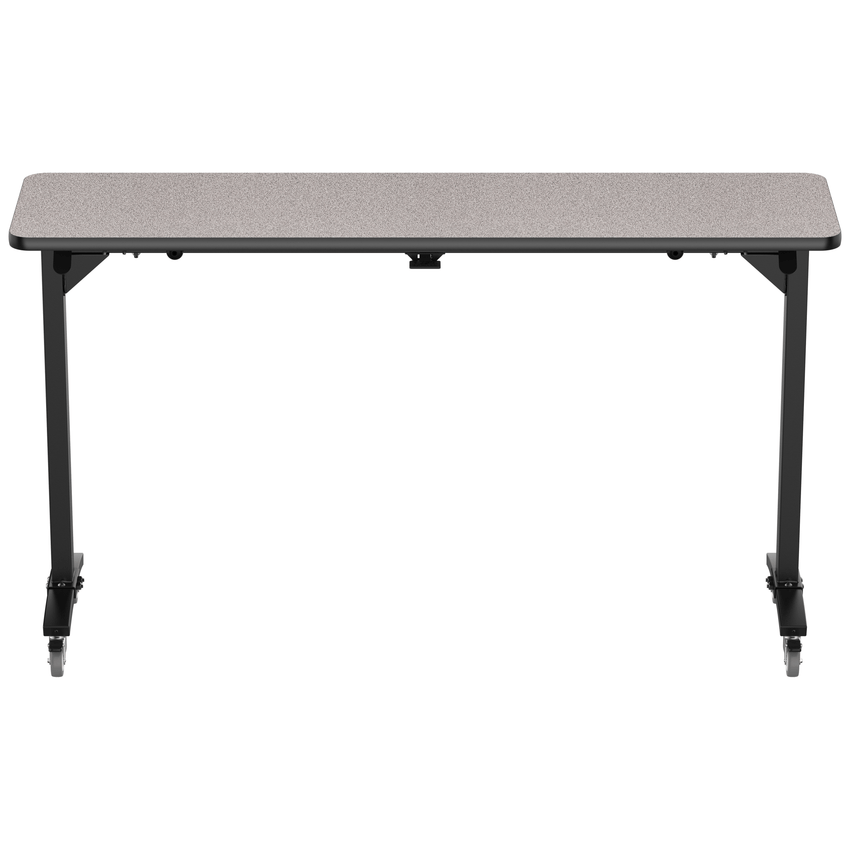 NPS Mobile Flipper Table - Space - Saving, Durable & Easy Mobility 18"W x 72"L x 42"H (NPS - MFT10 - 18723) - SchoolOutlet