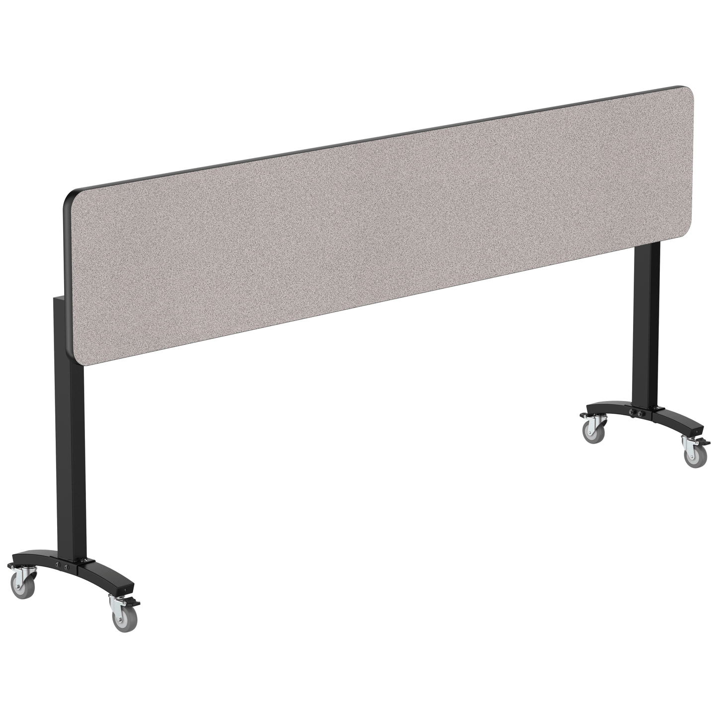 NPS Mobile Flipper Table - Space - Saving, Durable & Easy Mobility 18"W x 96"L x 36"H (NPS - MFT10 - 18962) - SchoolOutlet