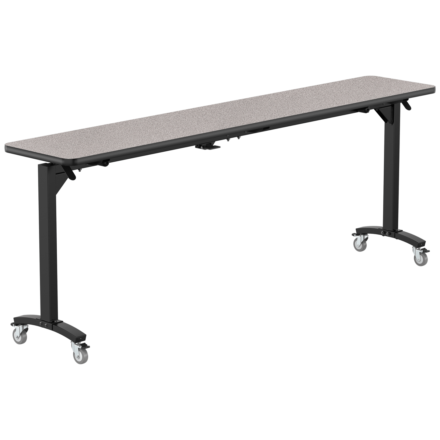 NPS Mobile Flipper Table - Space - Saving, Durable & Easy Mobility 18"W x 96"L x 36"H (NPS - MFT10 - 18962) - SchoolOutlet