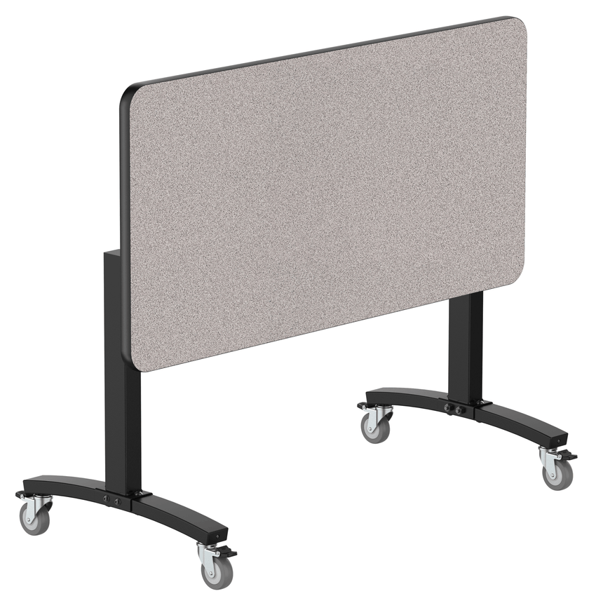 NPS Mobile Flipper Table - Space - Saving, Durable & Easy Mobility 24"W x 48""L x 29"H ADA (NPS - MFT10 - 24481) - SchoolOutlet