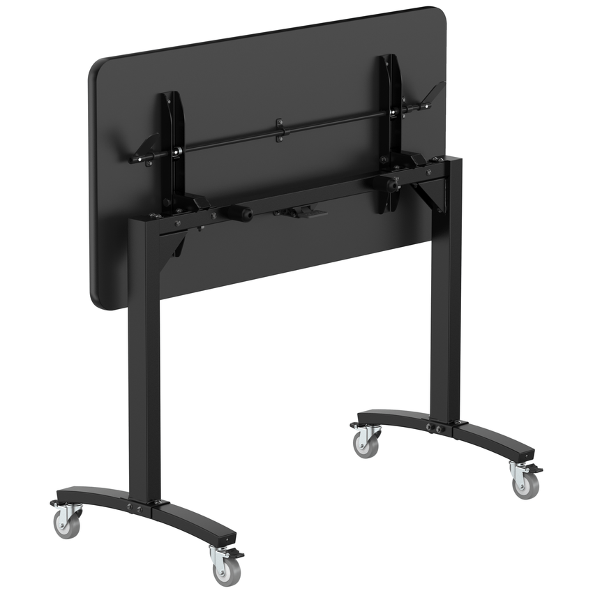 NPS Mobile Flipper Table - Space - Saving, Durable & Easy Mobility 24"W x 48""L x 36"H (NPS - MFT10 - 24482) - SchoolOutlet