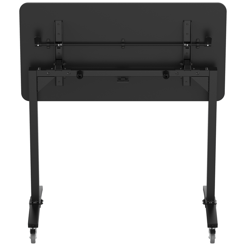 NPS Mobile Flipper Table - Space - Saving, Durable & Easy Mobility 24"W x 48""L x 42"H (NPS - MFT10 - 24483) - SchoolOutlet