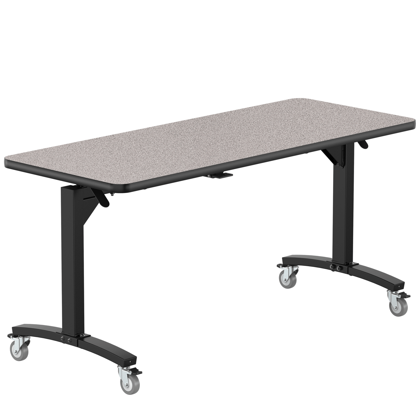 NPS Mobile Flipper Table - Space - Saving, Durable & Easy Mobility 24"W x 60""L x 29"H ADA (NPS - MFT10 - 24601) - SchoolOutlet