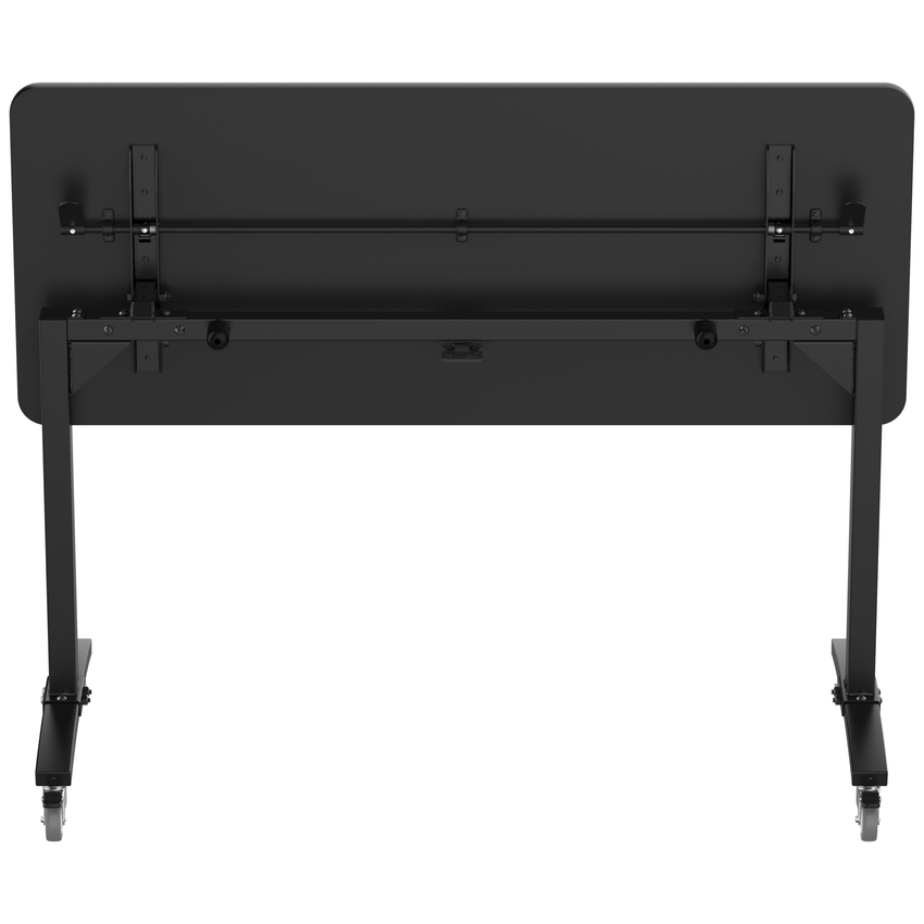 NPS Mobile Flipper Table - Space - Saving, Durable & Easy Mobility 24"W x 60""L x 36"H (NPS - MFT10 - 24602) - SchoolOutlet