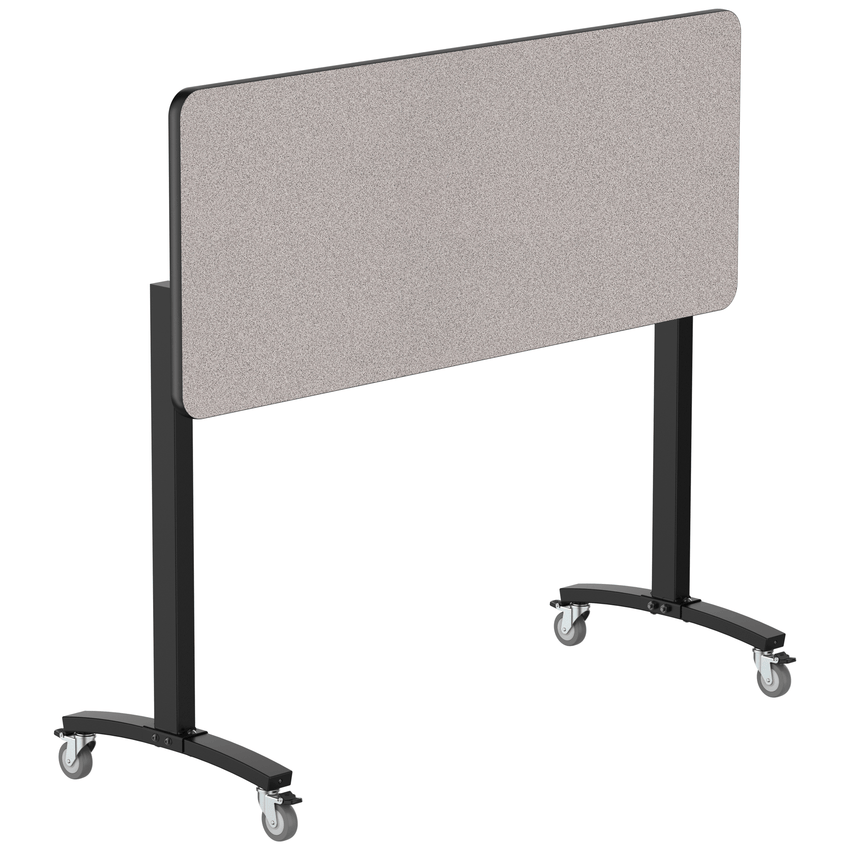 NPS Mobile Flipper Table - Space - Saving, Durable & Easy Mobility 24"W x 60""L x 42"H (NPS - MFT10 - 24603) - SchoolOutlet